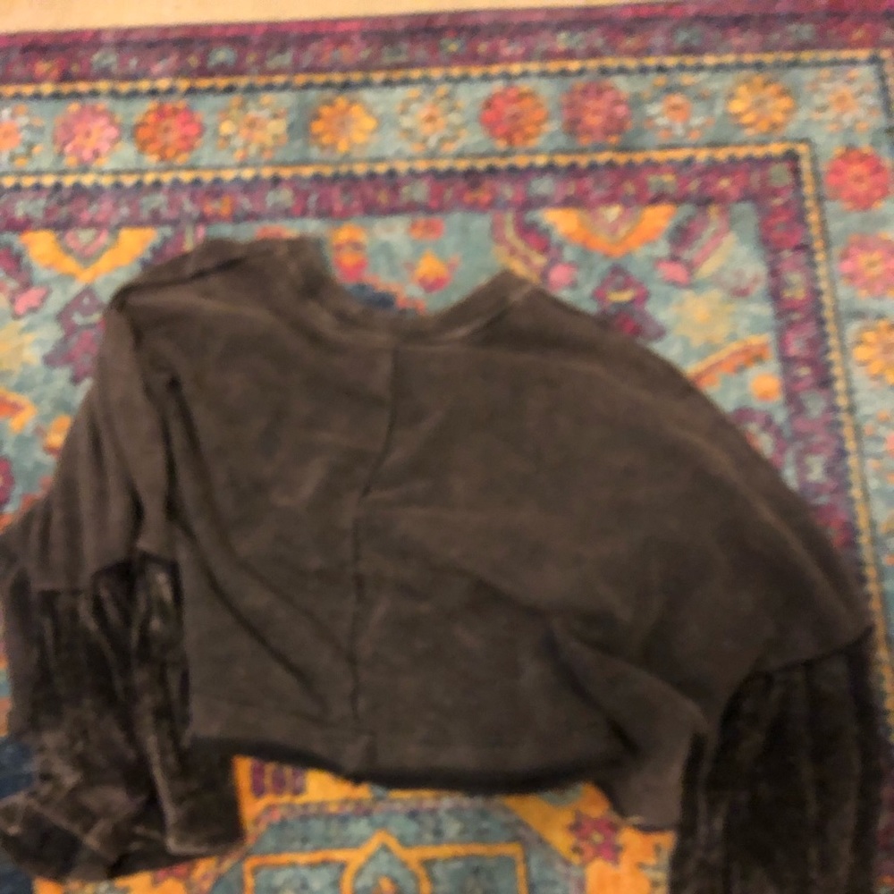 Free People Glorious Sleeve Cropped sweatshirt - Picture 5 of 7